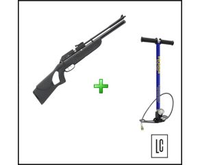 carabina-mod-pcp-5.5mm-fiora-+-bomba-manual-pcp-hand-pump-rossi