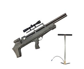 Carabina PCP Bullpup Behemoth PS-R2 6.35mm + Bomba Manual + Luneta