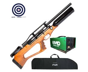 Carabina PCP Kral Arms Bullpup Empire X 5.5mm + Compressor de ar + Capa FXR +  Alvos
