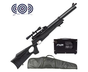 Carabina PCP Hatsan AT44 10 - 5.5mm + Compressor Tuxing + Luneta 3-9x40 SFP + Capa Magnum LC + Alvos