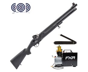 Carabina PCP Hatsan Galatian 6 Auto 5.5mm + Compressor Portatil FXR + Bandoleira + Alvos