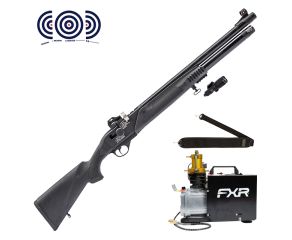 Carabina PCP Hatsan Galatian 6 Auto 5.5mm + Compressor Portatil FXR + Bandoleira + Lanterna + Alvos