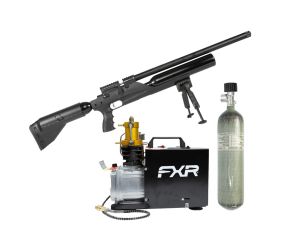 Carabina PCP Kral Arms Puncher Bigmax X Black 7.62mm + Cilindro Scuba PCP + Compressor PCP FXR 110V