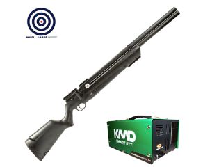 Carabina PCP Leviathan PS-R2 Nova Vista 5.5mm + Compressor de AR KMD + Alvos
