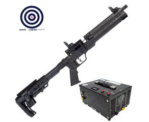Carabina PCP Niksan TACTO-S 5.5mm + Compressor de Ar Portatil + Alvos