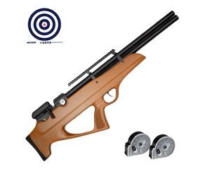 Carabina PCP Nova Vista Bullpup Behemoth PS-R2-S Wood 5.5mm + Magazine + Alvos