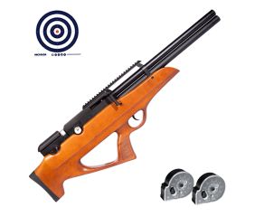 Carabina PCP Nova Vista Bullpup Behemoth PS-R2-SF Wood 5.5mm + Magazine + Alvos