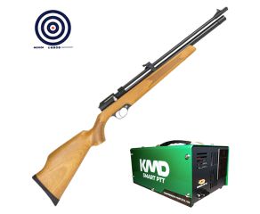 Carabina PCP PR900W G2 5.5mm VR + Compressor de AR KMD + Alvos