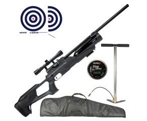 Carabina de Pressao PCP Reximex Accura 5.5mm + Bomba Manual + Luneta 4x31 + Capa + Chumbos + Alvos