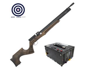 Carabina PCP Reximex Lyra 5.5mm + Compressor de Ar Portátil + Alvos