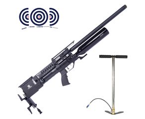 Carabina PCP Reximex Meta Premium 5.5mm + Bomba Manual PCP + Alvos