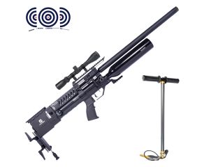 Carabina PCP Reximex Meta Premium 5.5mm + Bomba Manual PCP + Luneta 3-9x40 SFP + Alvos