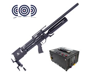 Carabina PCP Reximex Meta Premium 5.5mm + Compressor de Ar Portatil + Alvos