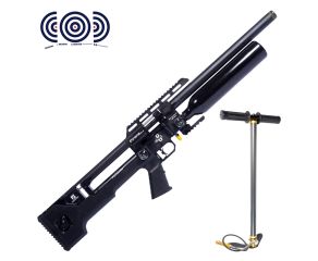Carabina PCP Reximex Throne Gen 2 5.5mm + Bomba Manual PCP Tuxing + Alvos