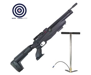 Carabina PCP Reximex Tormenta 5.5mm + Bomba Manual PCP + Alvos