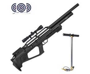 Carabina PCP Reximex Zone 5.5mm + Bomba Manual PCP + Luneta 3-9x40 SFP + Alvos