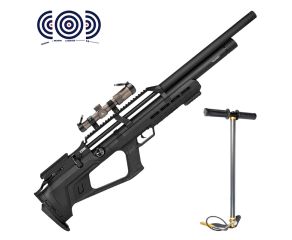 Carabina PCP Reximex Zone 5.5mm + Bomba Manual PCP + Luneta 1.2-6X24 IR + Alvos