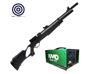 Carabina PCP Rossi Dione 5.5mm + Compressor de AR KMD + Alvos