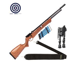 Carabina PCP Rossi Outlander Madeira 5.5mm + Flechas PCP + Bipe + Bandoleira + Alvos