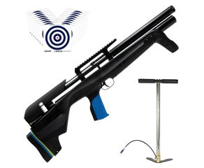 Carabina PCP Stoeger XM1 Bullpup 4.5mm + Bomba Manual PCP + Alvos