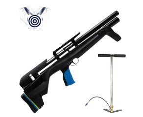 Carabina PCP Stoeger XM1 Bullpup 5.5mm + Bomba Manual PCP + Alvos