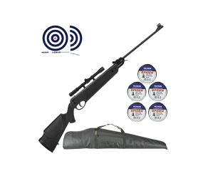Carabina de Pressão Rossi Dione 4G 5.5mm + Luneta 4x20 Thunder Outdoors + Chumbos + Capa LC + Alvos