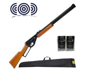 Carabina Rossi Cowboy Wood 4.5mm + Esferas + Capa + Alvos