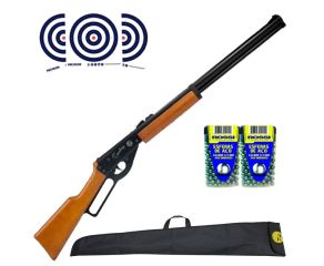 Carabina Rossi Cowboy Wood 4.5mm + Esferas + Capa + Alvos