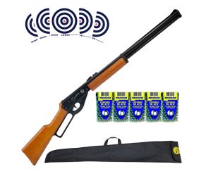 Carabina Rossi Cowboy Wood 4.5mm + Capa + Esferas + Alvos