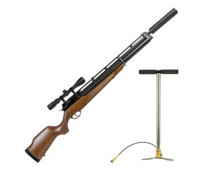 Carabina de Pressão PCP Rossi R8 + Bomba, Supressor e Luneta 3-9x40