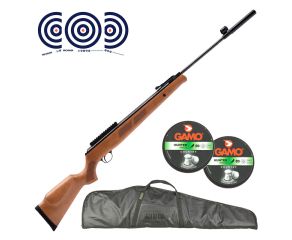 Carabina de Pressao Rossi Black Bear Nitro 6.35mm + Capa Magnum LC + Chumbinho + Alvos