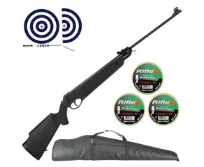Carabina de Pressao Dione 5G Nitro 5.5mm + Capa Universal + Chumbinhos + Alvos