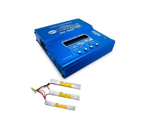 Bateria Airsoft Lipo 11.1 1500mAh + Carregador Balanceador L6AC