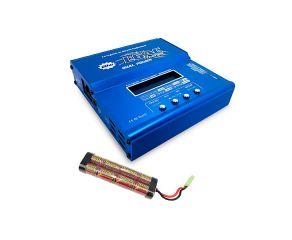 Bateria Nimh 9.6v 1600mAh + Carregador Balanceador L6AC