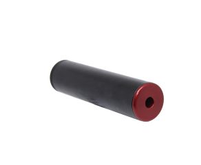 Silenciador Airsoft em Aço Oxidado Fake 150x38mm Rosca Esquerda