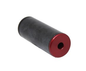 Silenciador Airsoft em Aço Oxidado Fake 100x38mm Rosca Esquerda