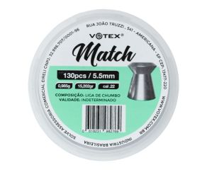 Chumbinho Votex Match 5.5mm 130 Un