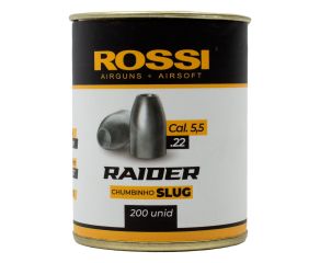 Chumbinho Rossi Slug Raider 5.5mm 1,3g - 200 Un