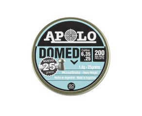 Chumbinho Apolo Domed 6.35mm 200 Un