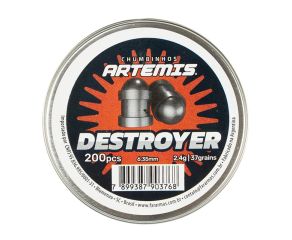 Chumbinho Artemis Destroyer 6.35mm 200 Un