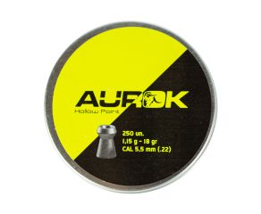 Chumbinho Aurok Hollow Point 5.5mm 250 Unidades