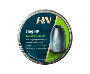 Chumbinho H&N Slug HP 28gr 6.35mm 120 Unidades