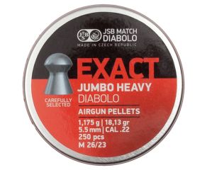 Chumbinho JSB Exact Jumbo Heavy Diabolô 5.5mm 250 Un
