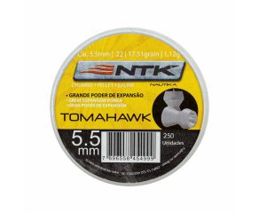 Chumbinho NTK Tomahawk 5.5mm 250 Unidades