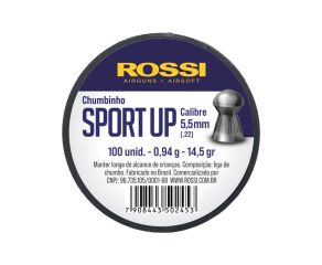 Chumbinho Rossi Sport Up 5,5mm 100 Unidades