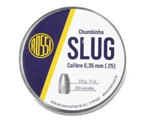 Chumbinho Rossi Slug 6.35mm 200 Un