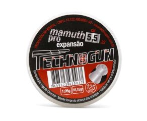 Chumbinho Technogun Mamuth Pro 5.5mm 125 Un