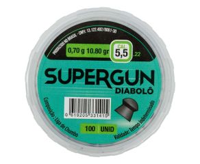 Chumbinho Technogun Supergun Diabolo 5.5mm 100 Un