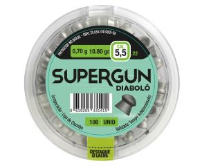 Chumbinho Technogun Supergun Diabolo 5.5mm 100 Un