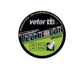 Chumbinho Technogun Vetor Olímpico 4.5mm 250 Un